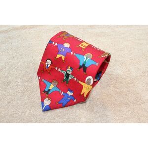 Vintage Save the Children Necktie “Reach for the Stars” Emily Age 11 Silk Tie